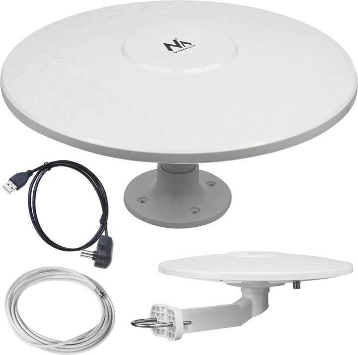 Immagine prodotto Maclean MCTV-947 MCTV-947 Antenna attiva multidirezionale DVB-T Camper (Antenna, 44 dB, DVB-T / -T2)