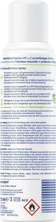 Produktbild NIVEA ECO Natural Balance Bio Aloe Vera (Spray, 125 ml)