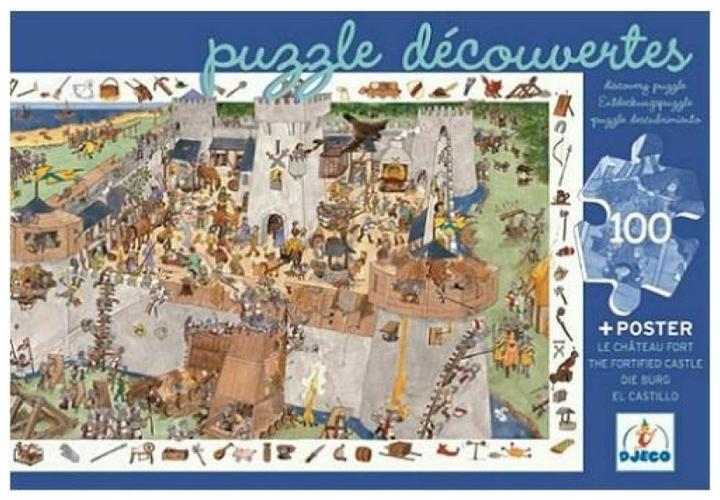 Image du produit Djeco Le château, 100 pièces (100 pièces)