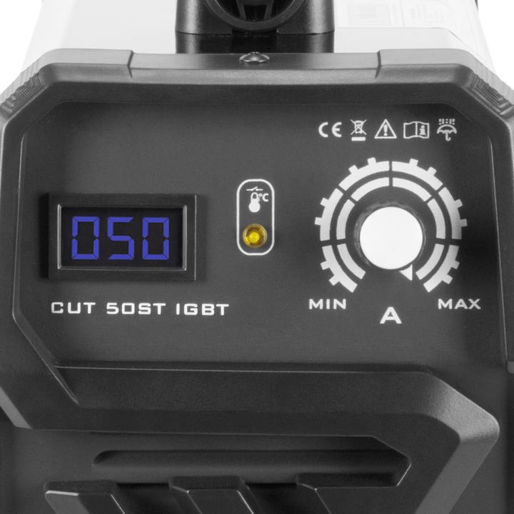 Image du produit Stahlwerk Découpeuse plasma CUT 50 ST IGBT de 50 ampères, capacité de coupe jusqu'à 14 mm