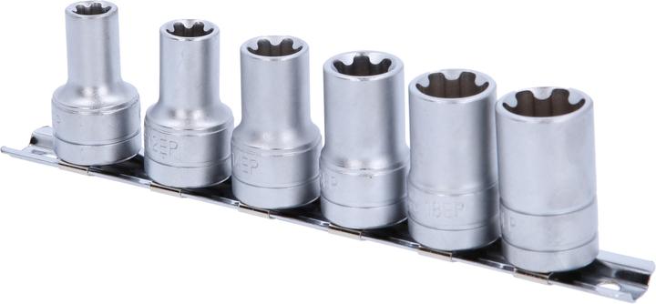 Produktbild KS Tools 3/8" Torx-E-Plus Stecknuss-Satz, 6-tlg, EPL10-EPL20 ( 911.3130 )