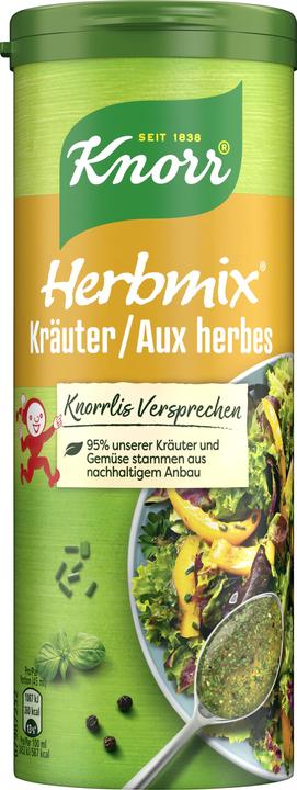 Knorr Herbmix Kräuter Gewürz Streuer Kräutermischung, zum Würzen von Salat, Dressings, Gratin & Gemüse (81 g)