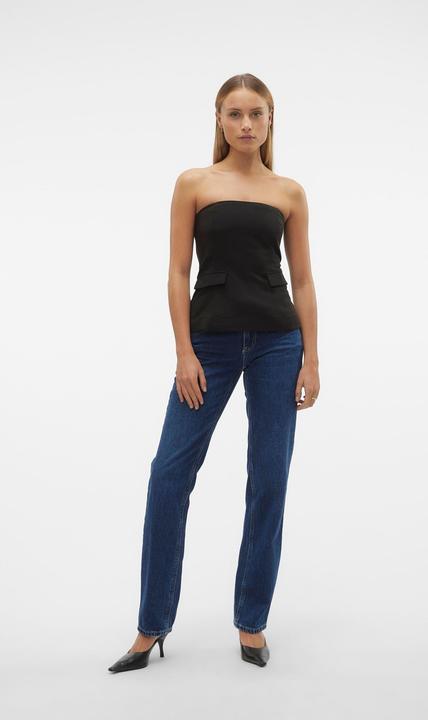 Immagine prodotto Vero Moda VMPAM Niedrige Taille Gerade geschnitten Jeans Straight-Fit (W31/L32)