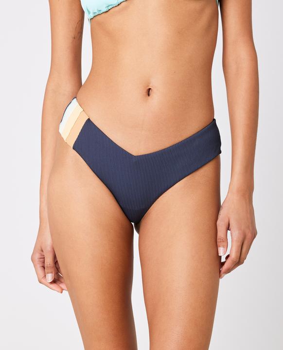 Rip Curl Women's Block Party Hi Leg Skimpy (XL)
