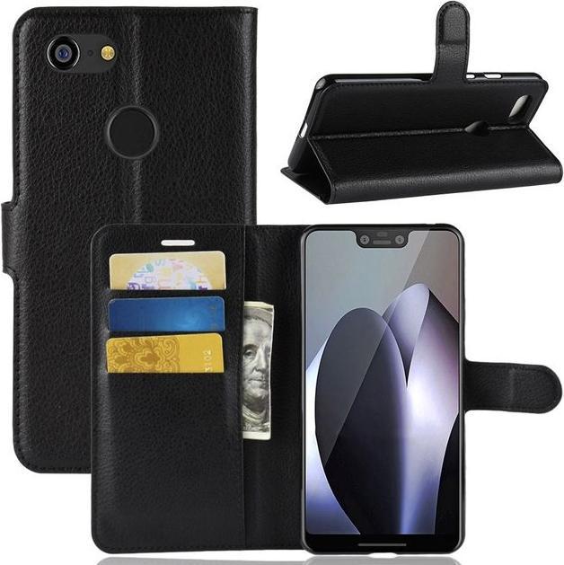 Actual product image MU Classic Litchi Leather Bookcover Series (Google Pixel 3)