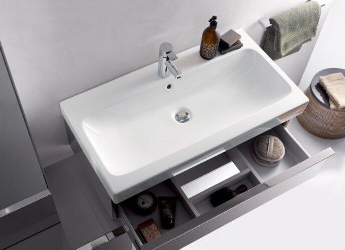 Produktbild Geberit Waschtisch iCon 60 cm wei Keratec 124060600 (485 mm, 600 mm)