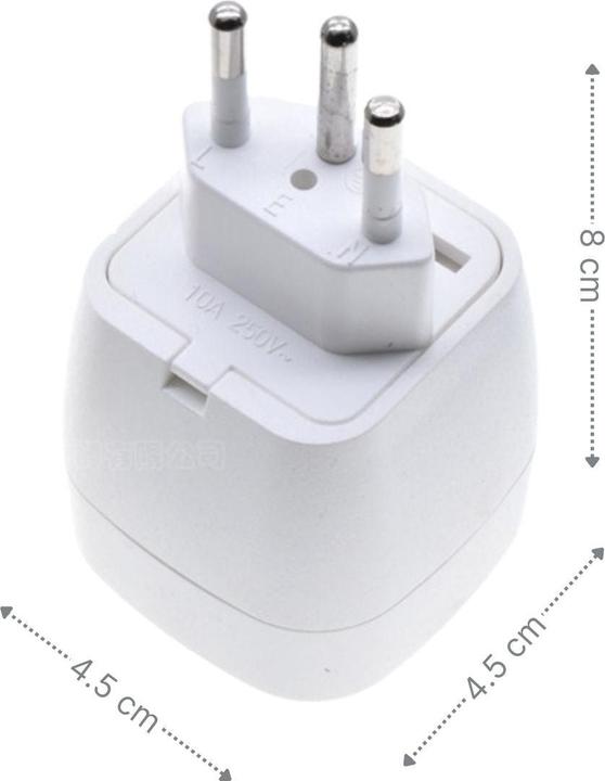Produktbild Hermex Steckdosenadapter Schuko zu Schweiz