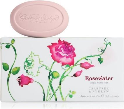 Produktbild Nuxe Crabtree & Evelyn Rosenwasser gemahlene Seife 85g