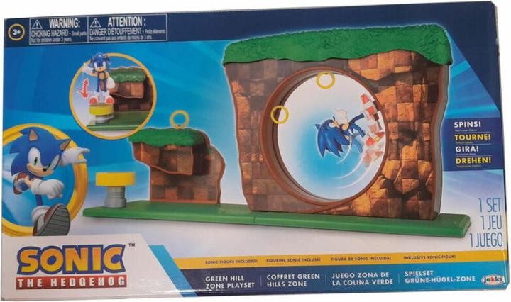Actual product image Jakks Pacific Sonic - Green Hill Zone Playset (403934)