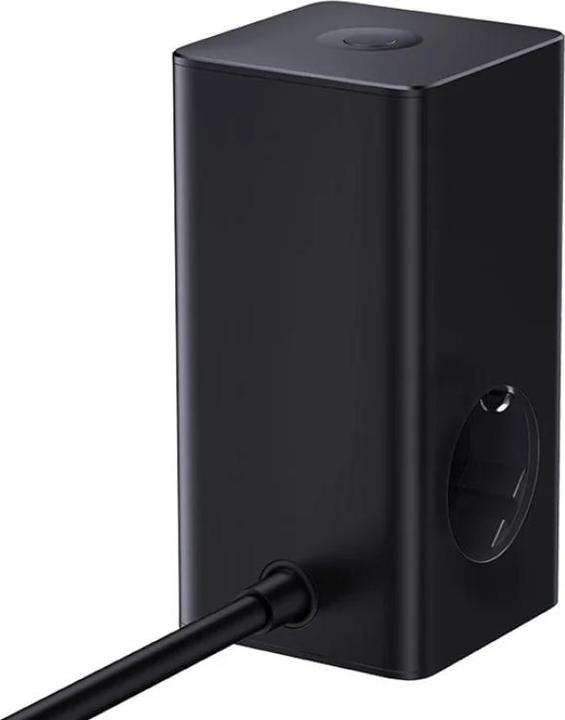 Produktbild Baseus Nástěnná nabíječka / napájecí pásek PowerCombo 100W (černý) (100 W)