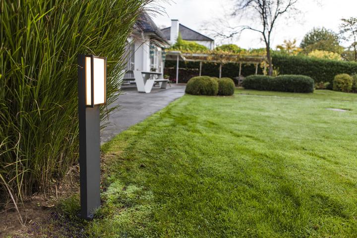 Produktbild Lutec LEDAussenstandleuchte Qubo (1100 lm, IP54)