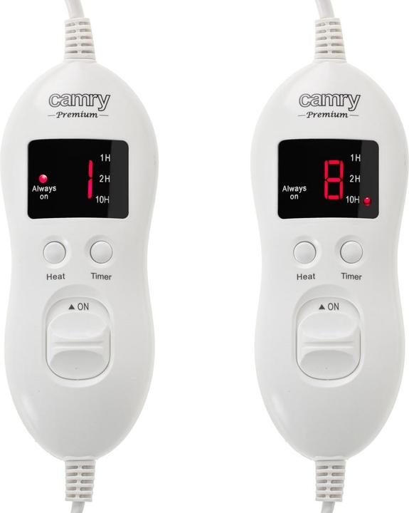 Actual product image Camry CR 7436 Electric Heating Blanket with Timer, Super Soft Fleece, 150x160cm