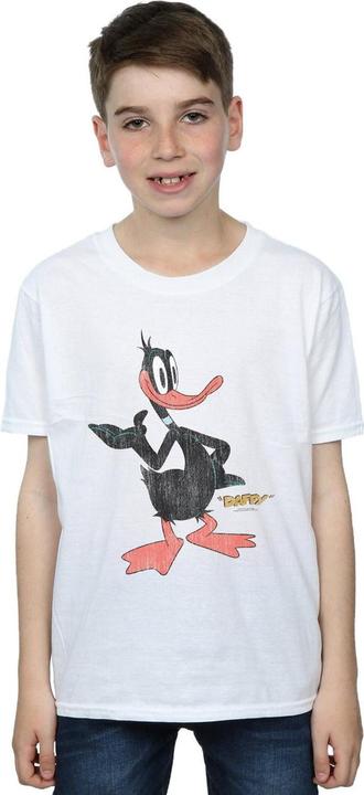 Immagine prodotto Looney Tunes Daffy Duck Distressed Maglietta Ragazzi (128)