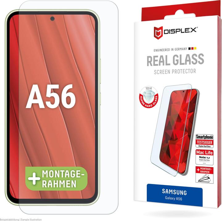 Image du produit Displex Real Glass, 2D Panzerglas (1 pièce(s), Samsung Galaxy A56)