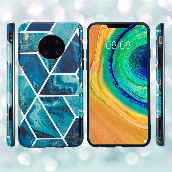 Produktbild Cadorabo IMD TPU Bunter Marmor Cover (Huawei Mate 30 Pro)