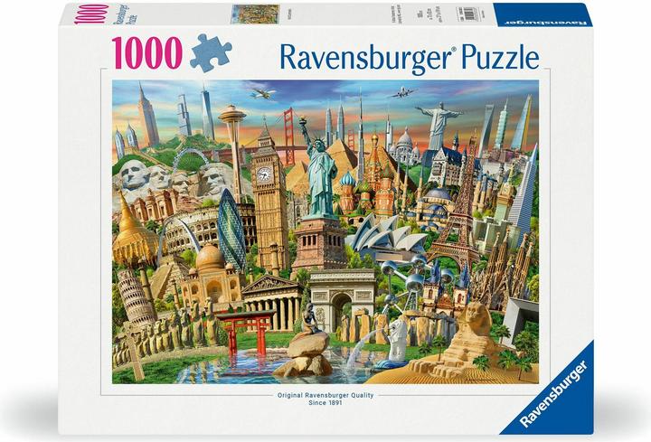 Produktbild Ravensburger Puzzle 12000332 - Sehenswürdigkeiten weltweit - 1000 Teile Puzzle für Erwachsene und (1000 Teile)