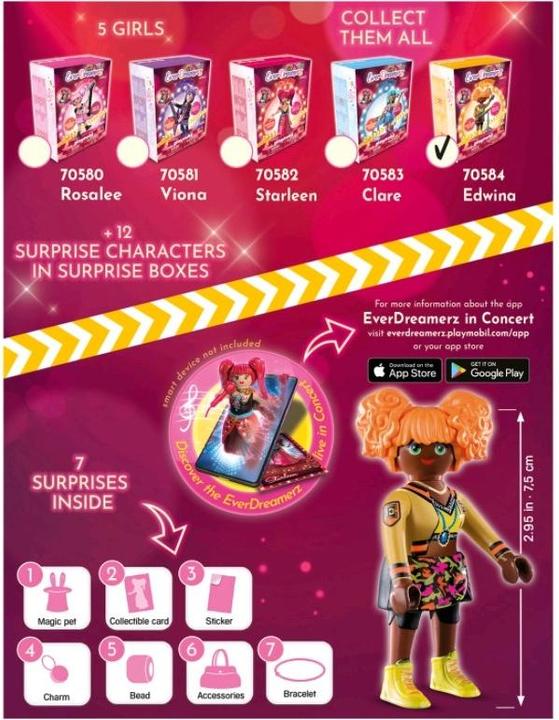 Actual product image Playmobil Edwina Music World (70584, Playmobil EverDreamerz)