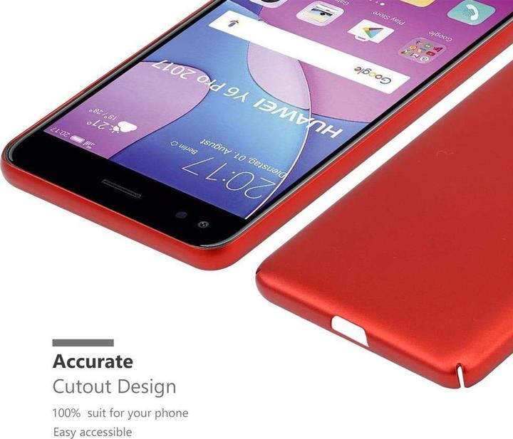 Actual product image Cadorabo Hard Cover Matt Metal Cover (Huawei Y6 Pro (2017))