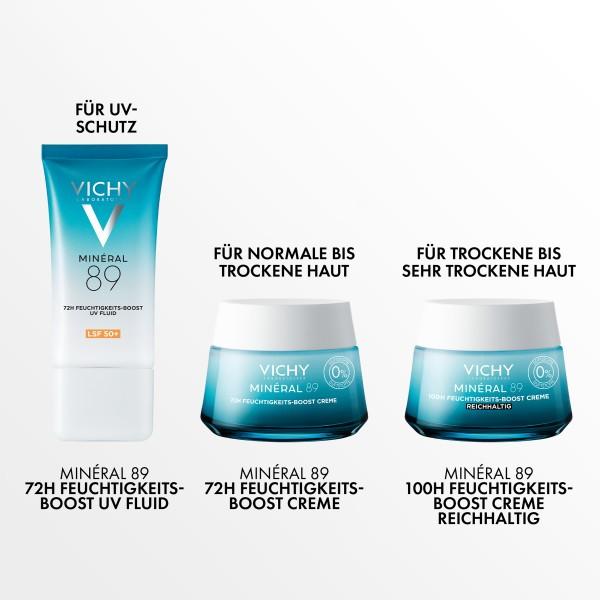 Immagine prodotto Vichy Minéral 89 Fluido Idratante Boost UV (50 ml, Fluido viso, SPF 50+)