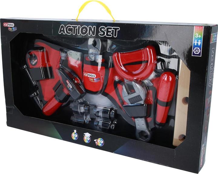 Immagine prodotto KS Tools Set di attrezzi con cintura per bambini, 20 pezzi.