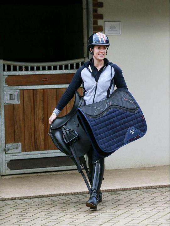 Actual product image LeMieux dressage sadde pad emieux x-grip siicone