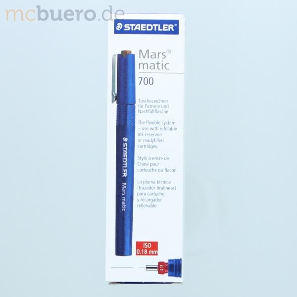 Produktbild Staedtler Tuschstift Mars matic 700 (Blau, 1 x)