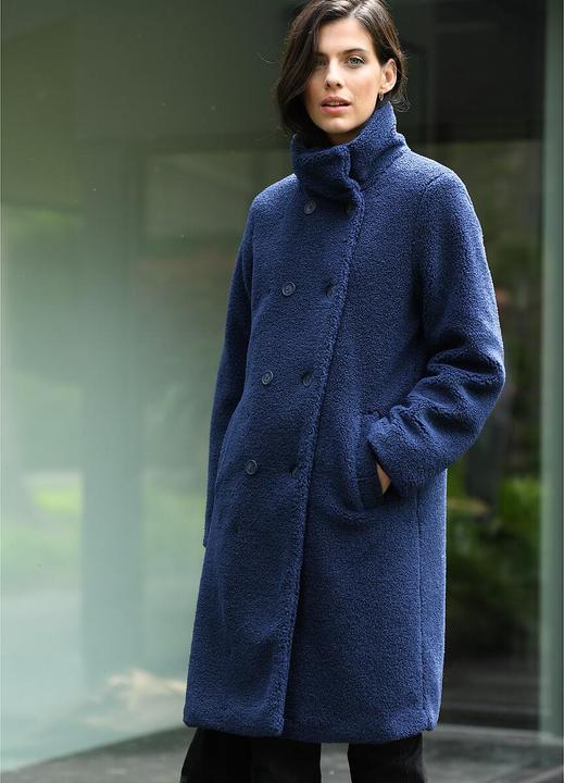 Actual product image Anne Weyburn Bouclé Coat with Button Closure (46)
