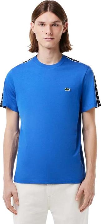 Actual product image Lacoste Mens Logo Cotton Jersey Stripes T-Shirt (S)