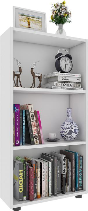 Produktbild VCM Holz Aufbewahrung Stand Regal Bücherregal Deko Bücher Standregal Bulas 3 Fächer (56 x 20 x 108 cm)