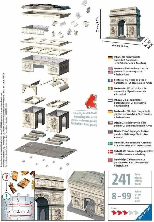 Produktbild Ravensburger Triumphbogen (216 Teile)