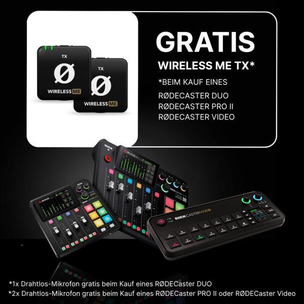 Actual product image RØDE Mischpult Rodecaster Duo Promo-Aktion Für kurze Zeit mit Wireless ME TX