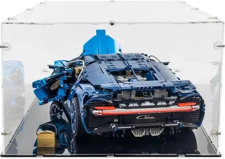 Produktbild iDisplayit Acryl-Display XL für LEGO® 42083 Bugatti Chiron (mit schwarzem Boden)
