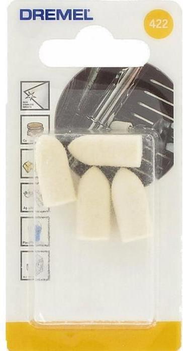 Immagine prodotto Dremel Feltro per lucidatura Ø 9,5 mm (4 pezzi)