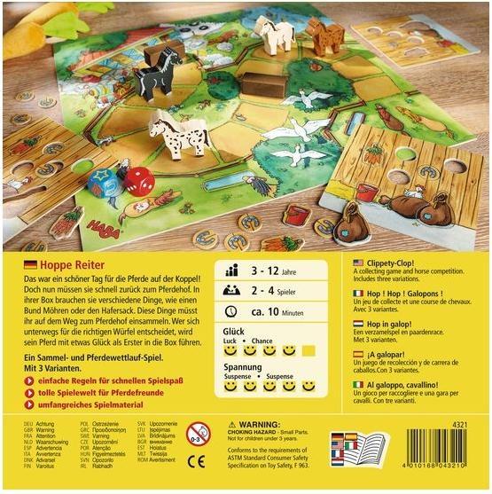 Image du produit Haba Hoppe Rider (Néerlandais, Espagnol, Français, Italien, Anglais, Allemand)