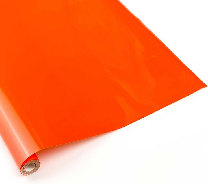 Actual product image Planet-Hobby Iron-on foil orange 5 metres