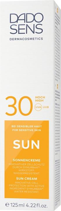 Actual product image Dado Sens Sun Sonnen-Creme (Suntan cream, SPF 30, 125 ml, 159 g)