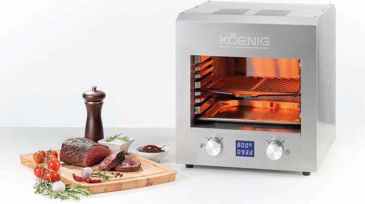 Koenig Griglia elettrica per carne di manzo