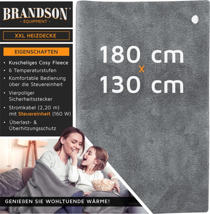 Actual product image Brandson Warm blanket (180 x 130 cm)