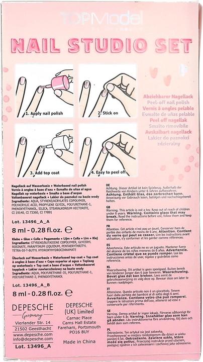 Actual product image Top Model Topmodel - TOPModel Nail Studio Set BEAUTY and ME - (0413496)