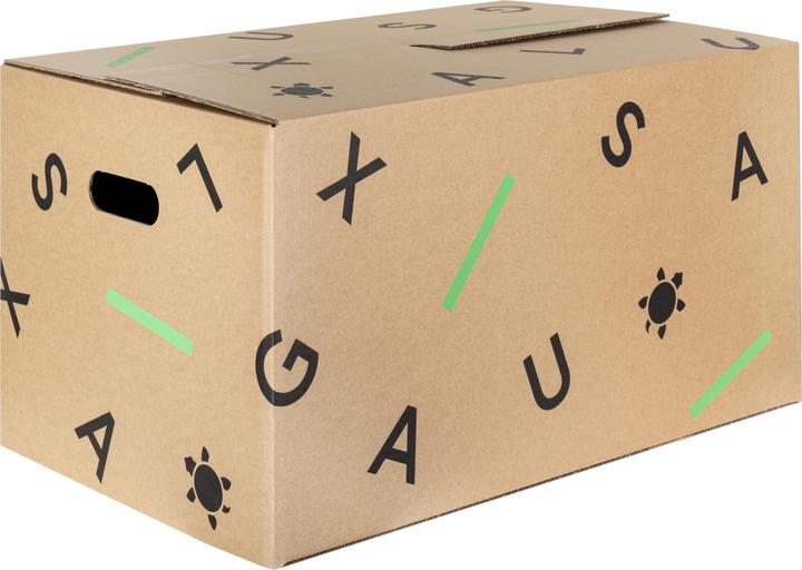 Actual product image Galaxus Moving box (set of 10) (56 x 35 x 30 cm, 60 l)