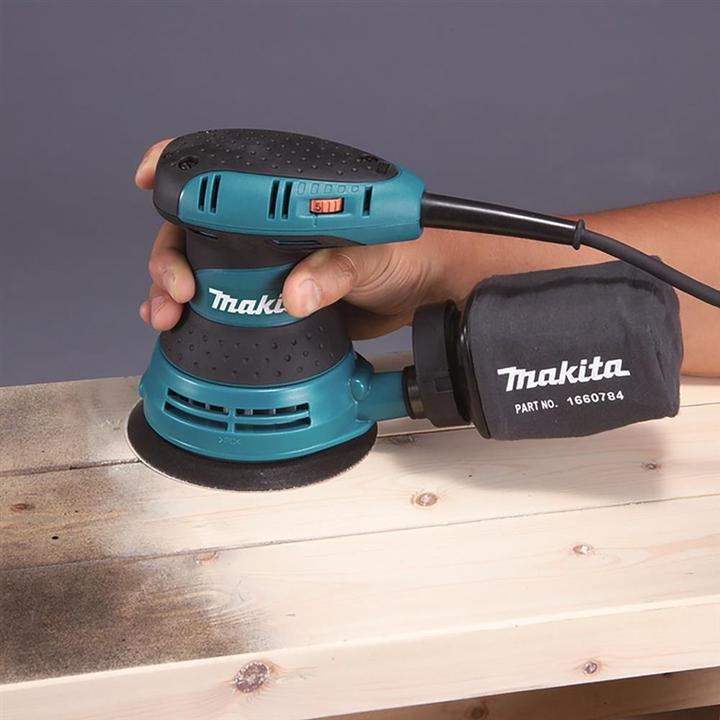 Produktbild Makita BO5031K 125mm Exzenterschleifer im Koffer (Exzenterschleifer, 300 W)