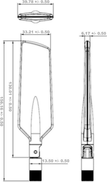Produktbild Delock LTE/HSPA/GSM Antenne, SMA-Stecker, schwarz (5G, GSM, 2G, 3G, 4G)