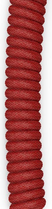 Productafbeelding Glorious GMMK spiraalkabel Crimson Red, spiraalkabel, USB-C/USB-A - rood/zwart