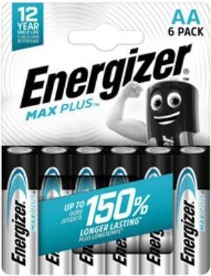 Actual product image Energizer Pack 6 Max Plus Alkaline AA