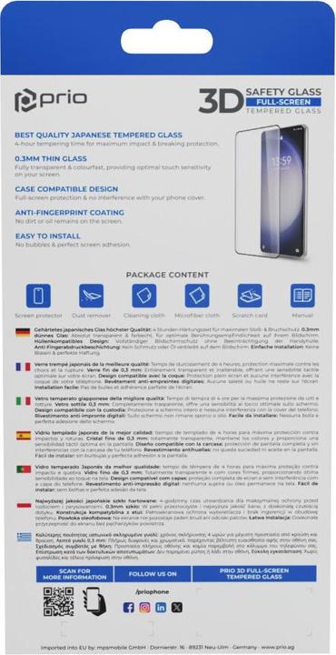 Produktbild prio 3D Displayschutz (1 Stück, Samsung Galaxy A55)