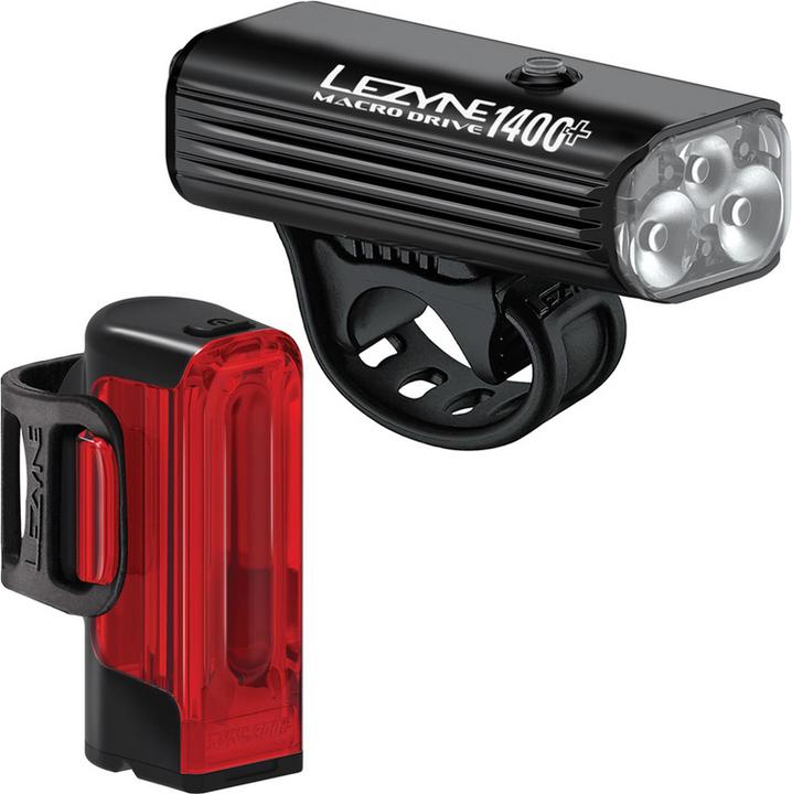 Lezyne Macro Drive 1400 / Strip Drive Pro 400 (1400 lm, 400 lm)
