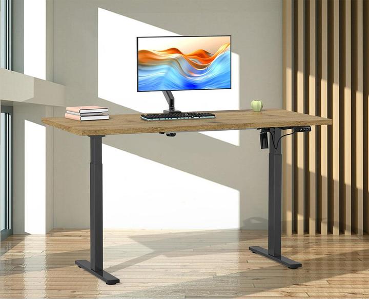Image du produit VCM Bureau réglable Lona 140x80 sw (140 x 80 x 120 cm)