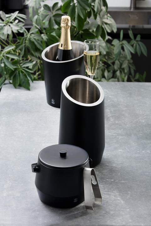 Actual product image Leopold Vienna Ice bucket 1l double wall.black matt
