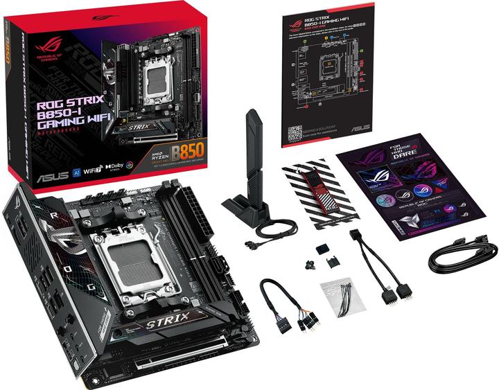 Produktbild ASUS ROG STRIX B850-I GAMING WIFI (AM5, AMD B850, Mini-ITX)