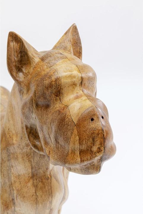 Produktbild Kare Design Deko Figur Bulldog Wood 70x78cm